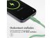 iMoshion Lightning naar USB-C kabel - Non-MFi - Gevlochten textiel - 1 meter - Groen