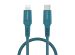 iMoshion Lightning naar USB-C kabel - Non-MFi - Gevlochten textiel - 1 meter - Donkerblauw