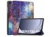 iMoshion Trifold Design Bookcase Samsung Galaxy Tab A9 Plus - Space