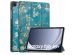 iMoshion Trifold Design Bookcase Samsung Galaxy Tab A9 Plus - Green Plant