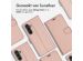 Accezz Wallet Softcase Bookcase Samsung Galaxy S23 FE - Rosé Goud