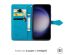 iMoshion Mandala Bookcase Samsung Galaxy S23 FE - Turquoise