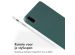 Accezz Liquid Silicone Backcover met penhouder iPad Pro 11 (2018 - 2022) - Donkergroen