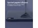 Accezz Liquid Silicone Backcover met penhouder iPad Air (2020 - 2022) - Donkerblauw
