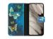 iMoshion Design Softcase Bookcase Google Pixel 8 - Blue Butterfly