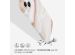 Selencia Aurora Fashion Backcover iPhone 15 Plus - Duurzaam hoesje - 100% gerecycled - Wit Marmer