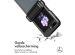 iMoshion Rugged Clear Backcover Samsung Galaxy Z Flip 5 - Zwart