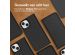 Accezz Premium Leather Slim Bookcase iPhone 15 - Zwart