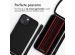 iMoshion Siliconen hoesje met koord iPhone 15 - Zwart