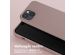 Selencia Siliconen hoesje met afneembaar koord iPhone 15 - Sand Pink