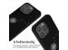 iMoshion Siliconen design hoesje met koord iPhone 15 Pro - Dandelion Black
