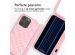 iMoshion Siliconen design hoesje met koord iPhone 15 Pro - Retro Pink
