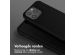 Selencia Siliconen hoesje met afneembaar koord iPhone 15 Pro - Zwart