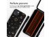 iMoshion Siliconen design hoesje met koord iPhone 15 Plus - Sky Black