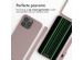 iMoshion Siliconen hoesje met koord iPhone 15 Pro Max - Sand Pink