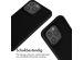 iMoshion Siliconen hoesje met koord iPhone 15 Pro Max - Zwart