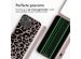 iMoshion Siliconen design hoesje met koord iPhone 15 Pro Max - Animal Pink