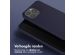 Selencia Siliconen hoesje met afneembaar koord iPhone 15 Pro Max - Donkerblauw