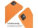 iMoshion Siliconen hoesje met koord iPhone 11 - Oranje
