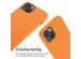 iMoshion Siliconen hoesje met koord iPhone 13 - Oranje