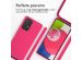 iMoshion Siliconen hoesje met koord Samsung Galaxy A53 - Fluor Roze
