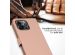 Selencia Echt Lederen Bookcase iPhone 15 Pro Max - Dusty Pink