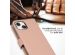 Selencia Echt Lederen Bookcase iPhone 15 Plus - Dusty Pink