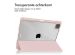 iMoshion Trifold Hardcase Bookcase iPad Pro 12.9 (2018 - 2022) - Roze