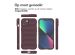 iMoshion EasyGrip Backcover iPhone 13 - Aubergine