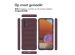 iMoshion EasyGrip Backcover Samsung Galaxy A32 (4G) - Aubergine