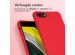 iMoshion Color Backcover met afneembaar koord iPhone SE (2022 / 2020) / 8 / 7 - Rood
