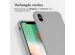 iMoshion Color Backcover met afneembaar koord iPhone X / Xs - Grijs