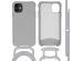 iMoshion Color Backcover met afneembaar koord iPhone 11 - Grijs