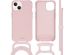 iMoshion Color Backcover met afneembaar koord iPhone 13 - Roze