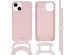 iMoshion Color Backcover met afneembaar koord iPhone 14 - Roze