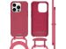 iMoshion Color Backcover met afneembaar koord iPhone 14 Pro - Donkerrood