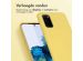iMoshion Color Backcover met afneembaar koord Samsung Galaxy S20 - Geel