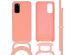 iMoshion Color Backcover met afneembaar koord Samsung Galaxy S20 - Peach