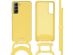 iMoshion Color Backcover met afneembaar koord Samsung Galaxy S21 - Geel