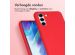 iMoshion Color Backcover met afneembaar koord Samsung Galaxy S21 FE - Rood