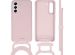 iMoshion Color Backcover met afneembaar koord Samsung Galaxy S21 FE - Roze