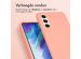iMoshion Color Backcover met afneembaar koord Samsung Galaxy S21 FE - Peach