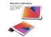 iMoshion Trifold Design Bookcase iPad 7 (2019) / iPad 8 (2020) / iPad 9 (2021) 10.2 inch - Floral Pink