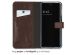 Selencia Echt Lederen Bookcase Samsung Galaxy A14 (5G/4G) - Bruin