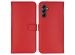 Selencia Echt Lederen Bookcase Samsung Galaxy A14 (5G/4G) - Rood