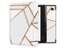 iMoshion Design Slim Hard Case Sleepcover met stand Kobo Sage / Tolino Epos 3 - White Graphic