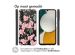 iMoshion Design hoesje Samsung Galaxy A34 (5G) - Bloem - Roze / Groen