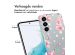 iMoshion Design hoesje Samsung Galaxy A54 (5G) - Bloem - Roze