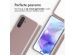 iMoshion Siliconen hoesje met koord Samsung Galaxy A55 - Sand Pink