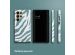 Selencia Vivid Backcover Samsung Galaxy S24 Ultra - Colorful Zebra Pine Blue